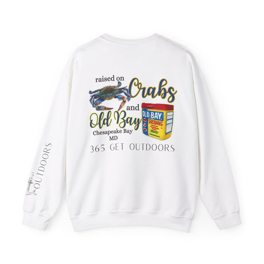 Raised on Crabs & Old Bay Crewneck