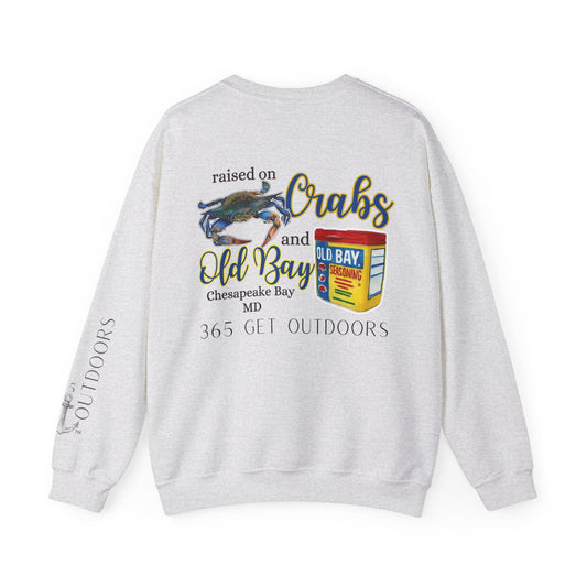 Raised on Crabs & Old Bay Crewneck