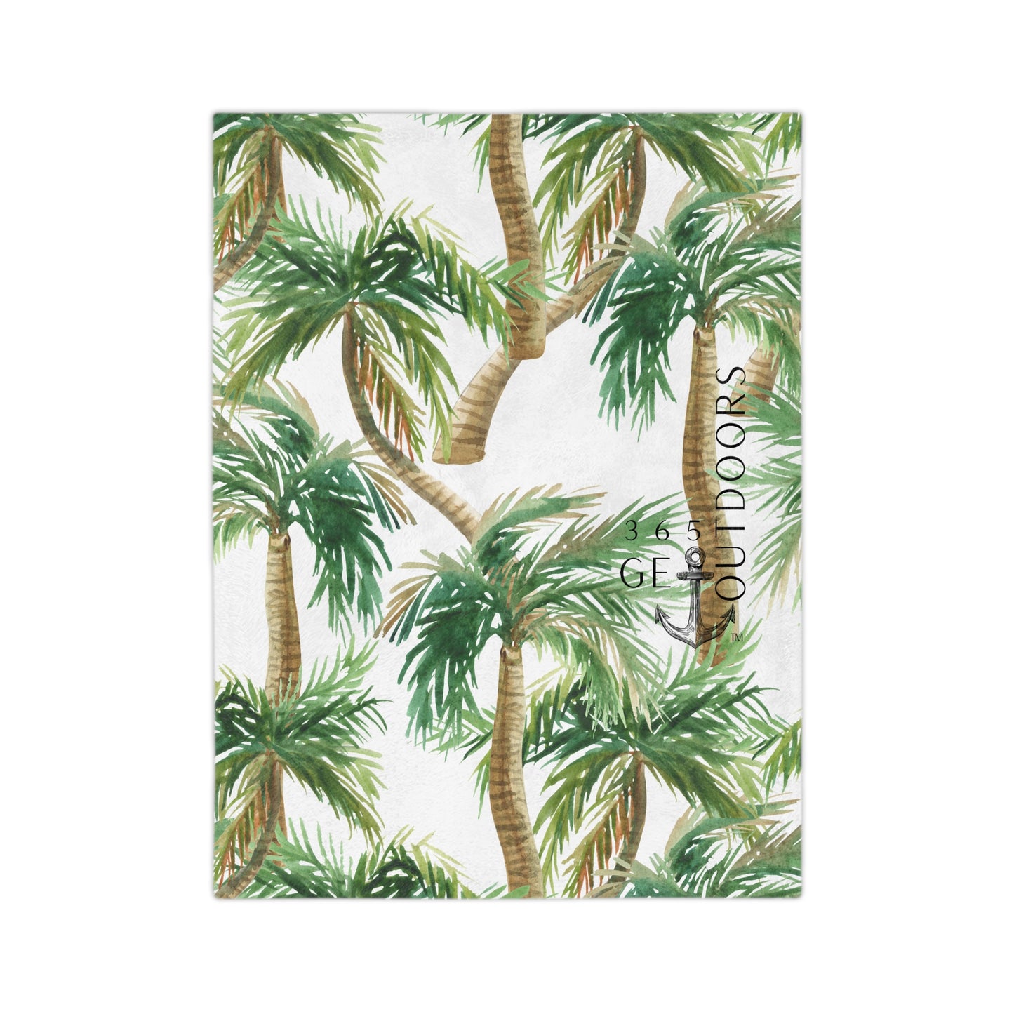 Velvet Palm Tree Blanket