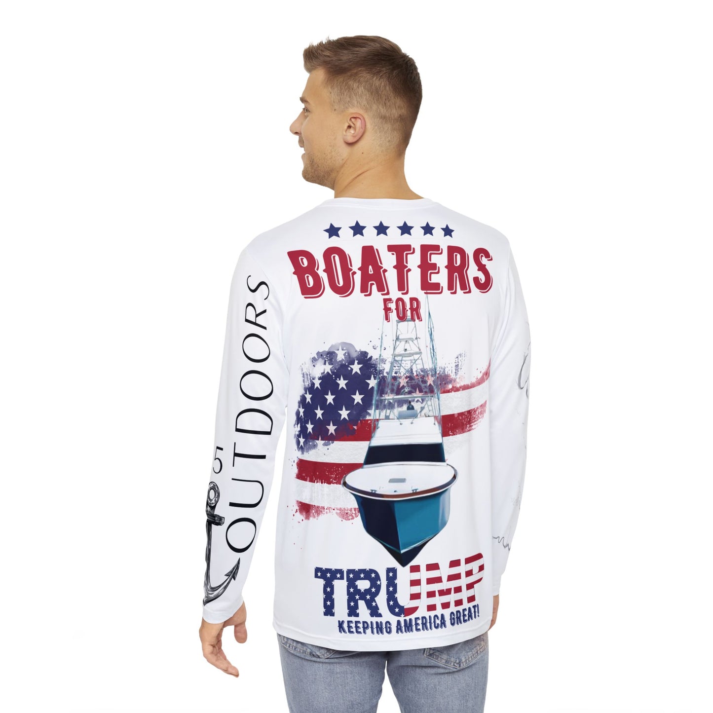 Boaters For Trump Polyester Long Sleeve